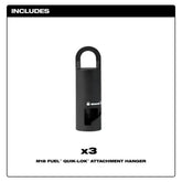 Milwaukee 49-16-2785 M18 FUEL QUIK-LOK Attachment Hanger 3pk