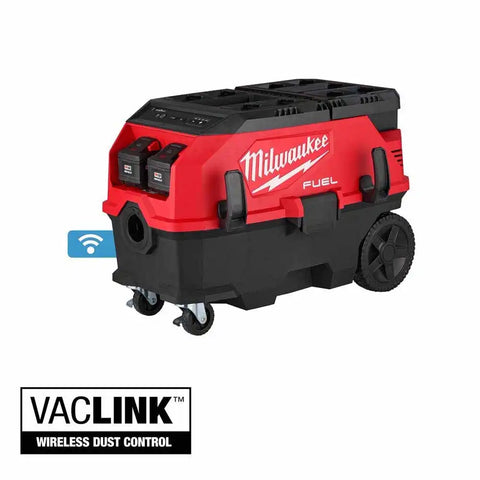 Milwaukee 0888-22HD M18 FUEL 9 Gallon Dual Battery Dust Extractor Kit with PACKOUT Compatibility
