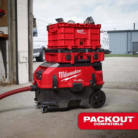 Milwaukee 0888-22HD M18 FUEL 9 Gallon Dual Battery Dust Extractor Kit with PACKOUT Compatibility