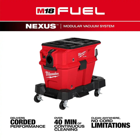 Milwaukee 0914-20 M18 FUEL NEXUS 6 GAL Wet/Dry Vacuum w/ VACLINK