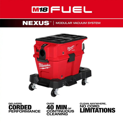 Milwaukee 0915-20 M18 FUEL NEXUS 6 GAL Wet/Dry Vacuum w/ PACKOUT Compatibility