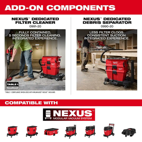 Milwaukee 0915-20 M18 FUEL NEXUS 6 GAL Wet/Dry Vacuum w/ PACKOUT Compatibility