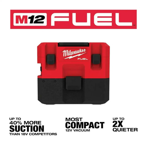 Milwaukee 0960-20 M12 FUEL 1.6 Gallon Wet/Dry Vacuum