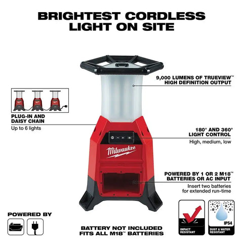 Milwaukee 2151-20 M18 Radius Site Light