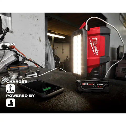 Milwaukee 2367-20 M12™ ROVER™ Service & Repair Flood Light w/ USB Charging