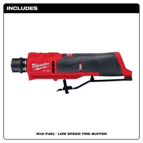 Milwaukee 2409-20 M12 FUEL 12V Lithium-Ion Brushless Low Speed Tire Buffer