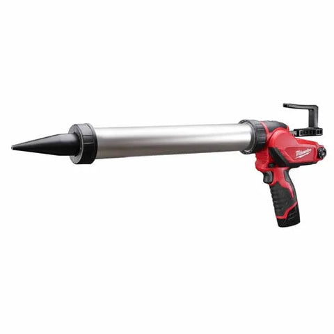 Milwaukee 2442-21 M12 20oz. Aluminum Barrel Sausage Style Caulk and Adhesive Gun Kit