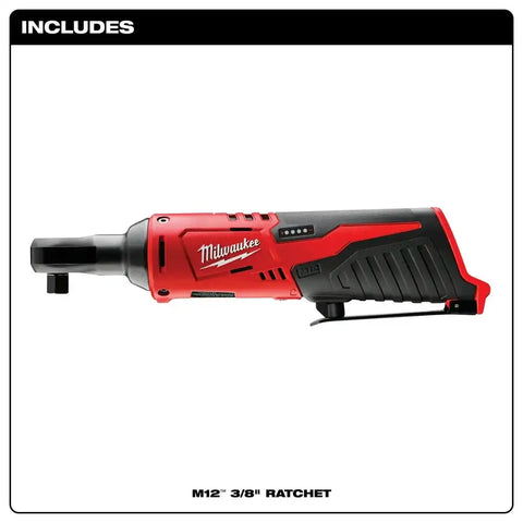 Milwaukee 2457-20 M12 Cordless 3/8" Ratchet (Tool Only)