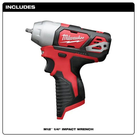 Milwaukee 2461-20 M12 1/4" Impact Wrench Bare