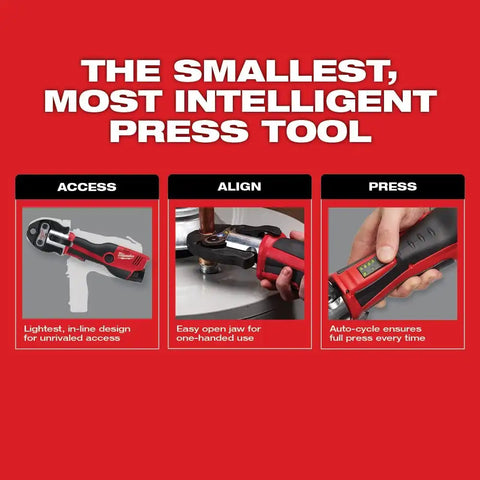 Milwaukee 2473-22 M12 Force Logic Press Tool 1/2" - 1" Kit