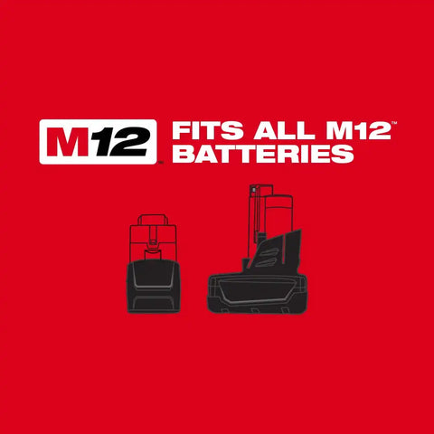 Milwaukee 2473-22 M12 Force Logic Press Tool 1/2" - 1" Kit