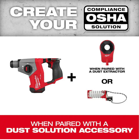 Milwaukee 2508-20 M12 FUEL 5/8" SDS Plus Rotary Hammer