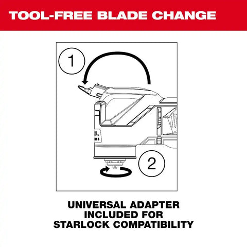 Milwaukee 2526-20 M12 FUEL™ Oscillating Multi-Tool