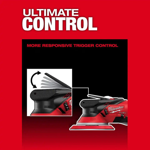 Milwaukee 2585-20 M12 FUEL 6" Random Orbital Sander (3/16")