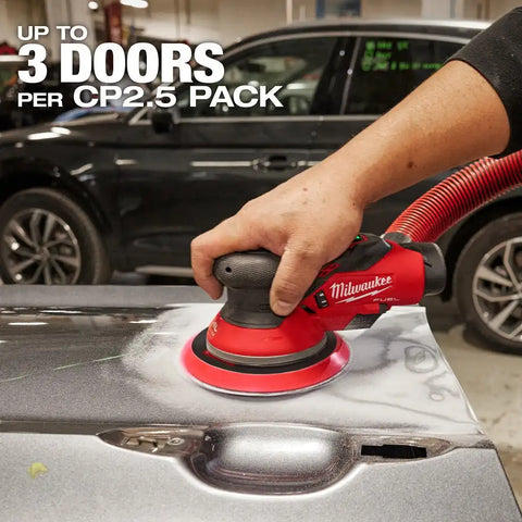 Milwaukee 2585-22CX M12 FUEL 6" Random Orbital Sander Kit (3/16")