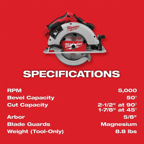Milwaukee 2631-20 M18 Brushless 7-1/4" Circular Saw Bare Tool