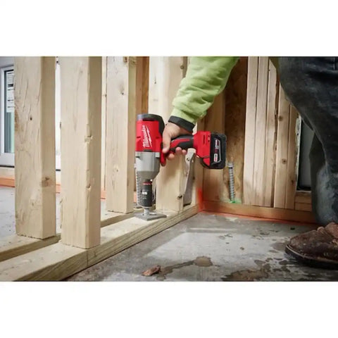 Milwaukee 2666-21B M18 18V Lithium-Ion Brushless Cordless 1/2 in. Impact Wrench with Friction Ring Kit