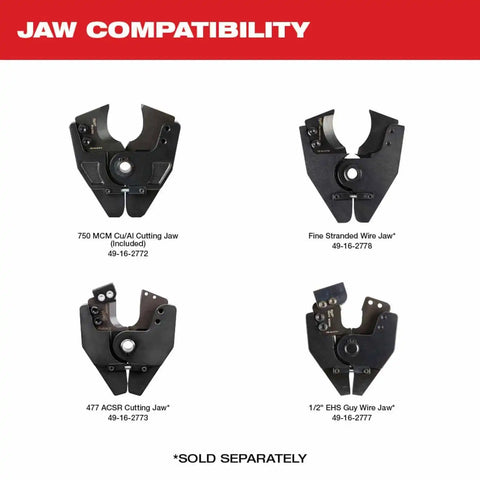 Milwaukee 2672-20 M18 FORCE LOGIC Cable Cutter with 750 MCM Cu Jaws