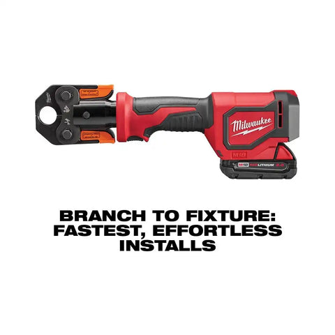 Milwaukee 2674-82P M18 Short Throw Press Tool Kit with Viega PureFlow Jaws (Reconditioned)