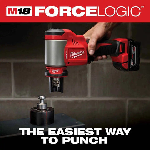 Milwaukee 2676-02 M18 FORCE LOGIC 10 Ton Knockout Tool 1/2" to 2"