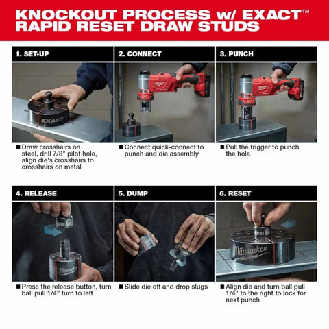 Milwaukee 2677-02 M18 FORCE LOGIC 6T Knockout Tool 1/2" - 2"