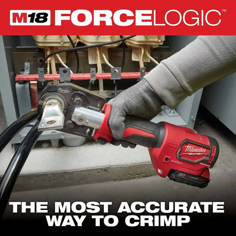 Milwaukee 2679-750CU M18 FORCE LOGIC 600 MCM Cu Crimper w/ 750 MCM Expanded Jaw and Dies