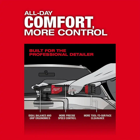 Milwaukee 2685-22HD M18 FUEL 21mm Random Orbital Polisher Kit