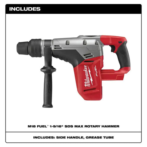 Milwaukee 2717-20 M18 FUEL 1-9/16" SDS Max Rotary Hammer Bare Tool