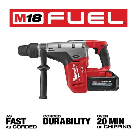 Milwaukee 2717-22HD M18 FUEL 1-9/16" SDS Max Rotary Hammer Kit with 2 Batteries