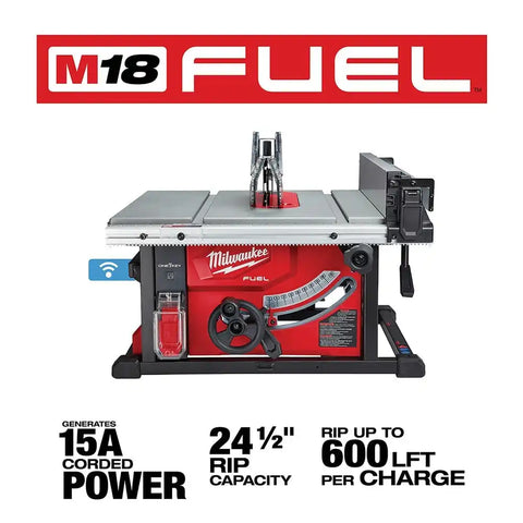 Milwaukee 2736-20 M18 FUEL 8-1/4" Table Saw with One-Key