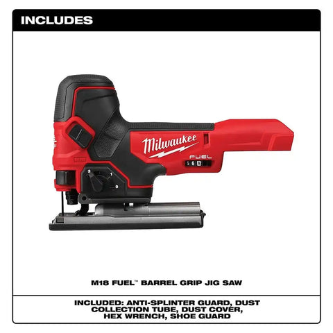 Milwaukee 2737B-20 M18 FUEL Barrel Grip Jig Saw Bare Tool