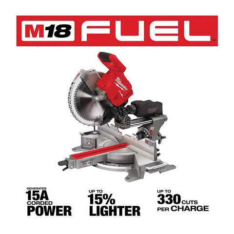 Milwaukee 2739-20 M18 FUEL 12" Dual Bevel Sliding Compound Miter Saw - Bare Tool