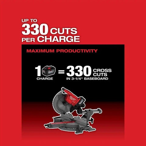 Milwaukee 2739-80 M18 FUEL 12" Dual Bevel Sliding Compound Miter Saw - Bare Tool (Reconditioned)