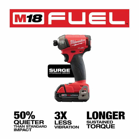 Milwaukee 2760-22CT M18 FUEL SURGE 1/4" Hex Hydraulic Driver Kit