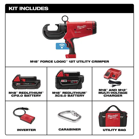Milwaukee 2778-22 M18™ FORCELOGIC™ 12T Utility Crimper