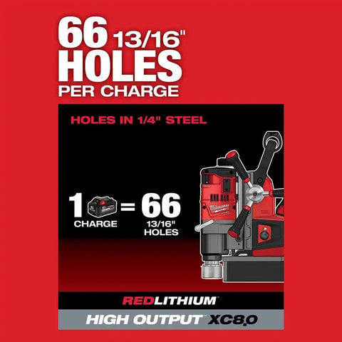 Milwaukee 2788-22HD M18 FUEL 1-1/2" Lineman Magnetic Drill HIGH DEMAND Kit