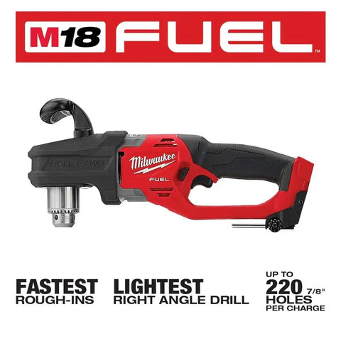 Milwaukee 2807-20 M18 FUEL Hole Hawg 1/2" Right Angle Drill - Bare Tool
