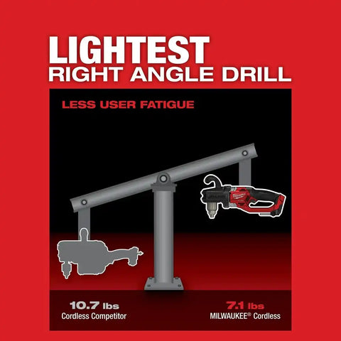 Milwaukee 2807-20 M18 FUEL Hole Hawg 1/2" Right Angle Drill - Bare Tool
