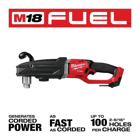 Milwaukee 2809-20 M18 FUEL Super Hawg 1/2" Right Angle Drill - Bare Tool