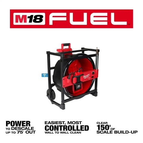 Milwaukee 2819-22 M18 FUEL High Speed Chain Snake for 1-1/2" – 4" Pipes