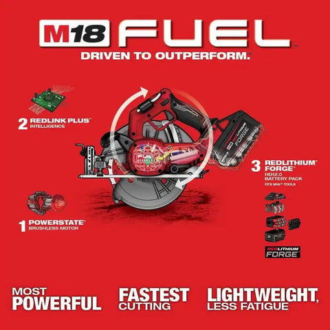 Milwaukee 2834-20 M18 FUEL 7-1/4” Circular Saw (Tool Only)