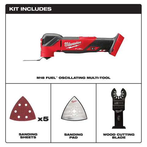 Milwaukee 2836-20 M18 FUEL™ Oscillating Multi-Tool (Bare-Tool)
