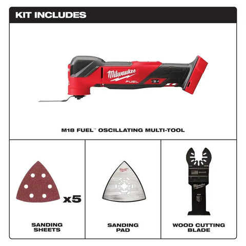Milwaukee 2836-20 M18 FUEL™ Oscillating Multi-Tool (Bare-Tool)