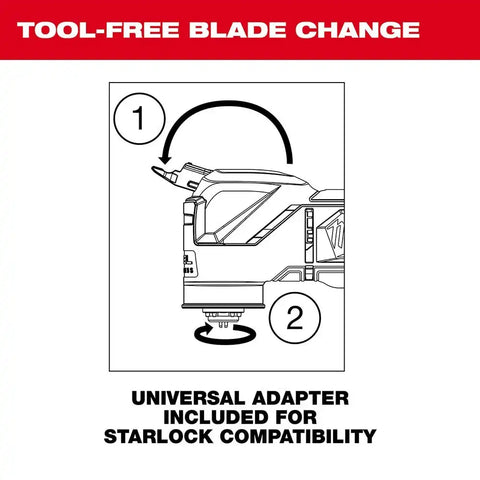 Milwaukee 2836-21 M18 FUEL™ Oscillating Multi-Tool (Kit)