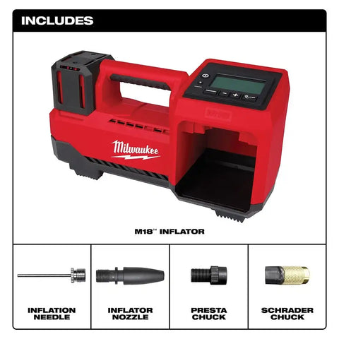 Milwaukee M18 Compact Tire Inflator, Tool Only (Reconditioned)