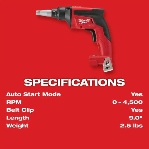 Milwaukee 2866-20 M18 FUEL Drywall Screw Gun Bare Tool