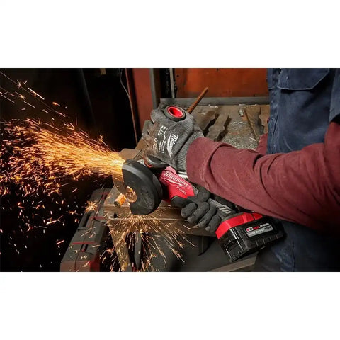Milwaukee 2880-21F M18 FUEL 4-1/2" / 5" Grinder Paddle Switch, No-Lock + Forge Kit