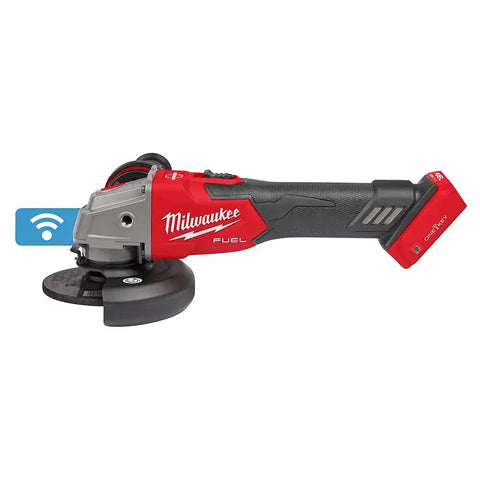 Milwaukee 2883-20 M18 FUEL™ 4-1/2" / 5" Braking Grinder w/ ONE-KEY™  Slide Switch, Lock-On