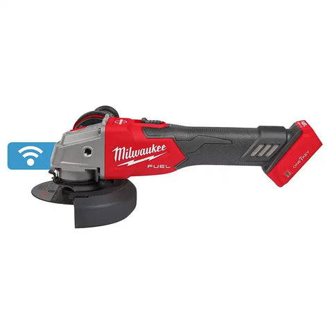 Milwaukee 2883-20 M18 FUEL™ 4-1/2" / 5" Braking Grinder w/ ONE-KEY™  Slide Switch, Lock-On