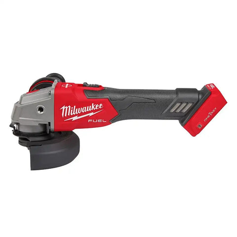 Milwaukee 2883-20 M18 FUEL™ 4-1/2" / 5" Braking Grinder w/ ONE-KEY™  Slide Switch, Lock-On